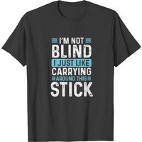 Legally Blind Blindness Blind Stick Low Vision T-shirt — T-shirts pour hommes