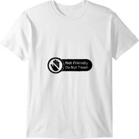 Not Friendly Do Not Touch T-shirt — T-shirts pour hommes