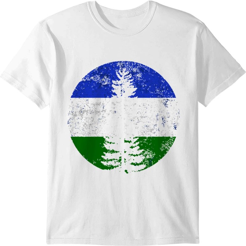 Cascadia Flag Doug Pacific Northwest Canada Forest T-shirt — T-shirts pour hommes