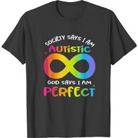 Socifty Says I Am Autistic T-shirt — T-shirts pour hommes