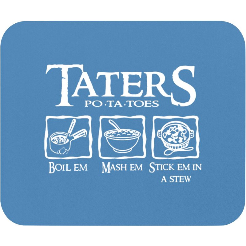 The Lord Of The Rings Taters Potatoes Recipe Mouse Pads — Mouse Pads & Desk Mats