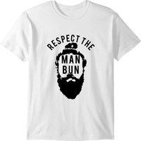 Respect The Man Bun T-shirt — T-shirts pour hommes