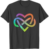 Polyamory Infinity Heart Symbol Neverending Love T-shirt