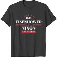 Eisenhower Nixon Shirt Long Sleeve Ike 1952 Campai T-shirt