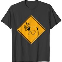 Caribou Road Sign T-shirt