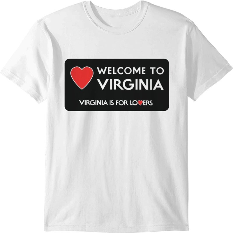 Welcome To Virginia Road Sign T-shirt