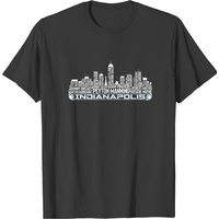 Indianapolis Skyline Indianapolis Football Legends T-shirt