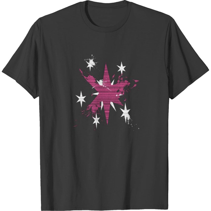 Twilight Sparkle Cutie Mark Grain & Splatter T-shirt — T-shirts pour hommes