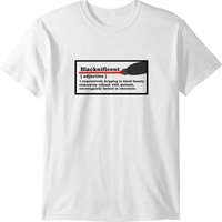 Blacknificent Funny Definition Black History T-shirt — Mens T Shirts