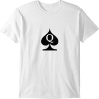 Queen Of Spades Funny Logo T-shirt — T-shirts pour hommes