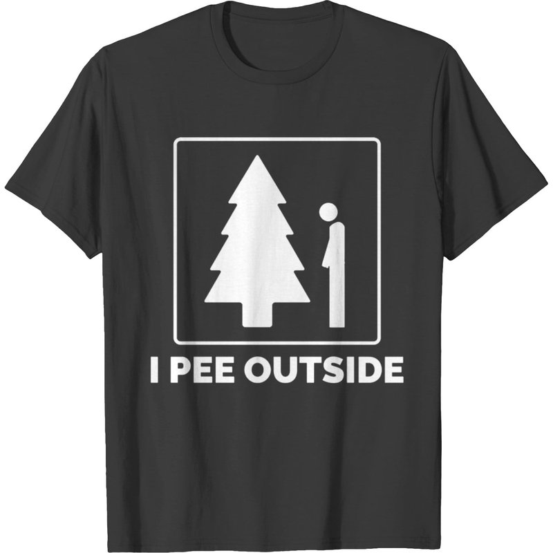 I Pee Outside Nature Lover T-shirt