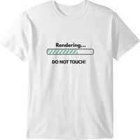 Funny Video Editing Rendering Do Not Touch Video T-shirt