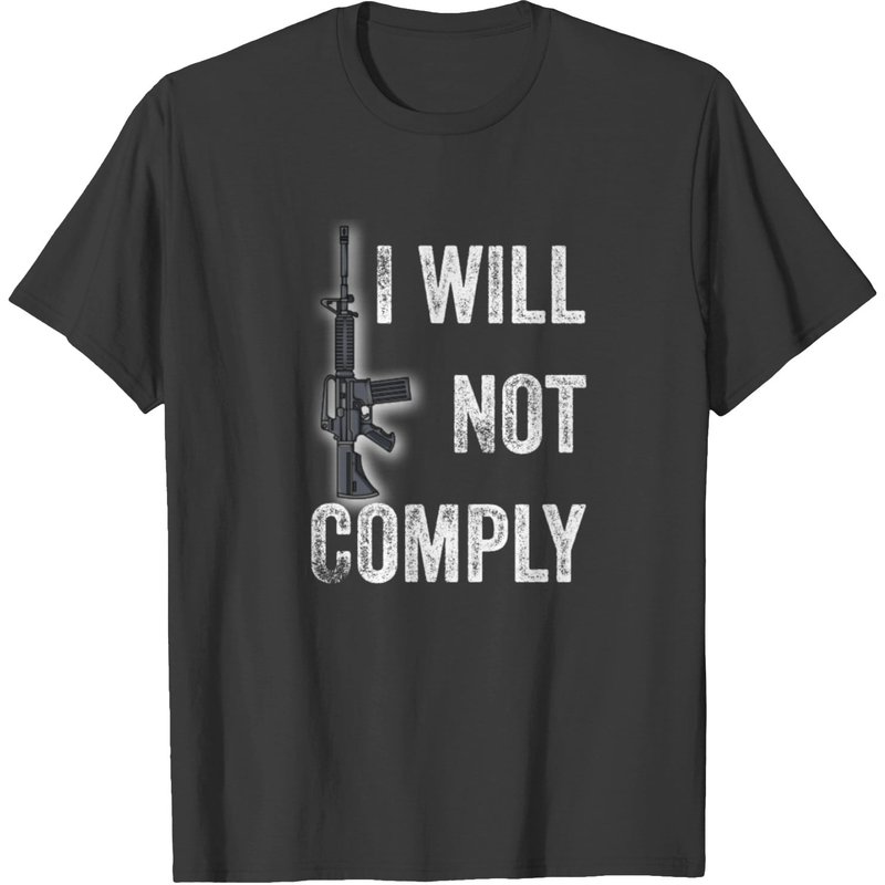 I Will Not Comply Defend The Second Amendment T-shirt — T-shirts pour hommes