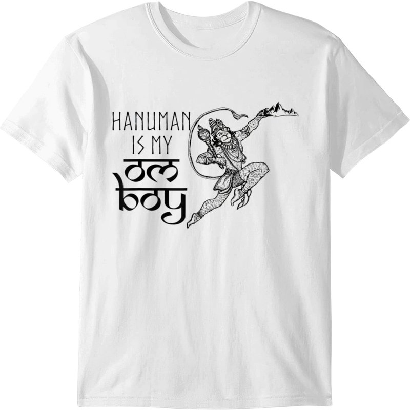 Funny Hanuman Is My Om Boy Hindu God T T-shirt — T-shirts pour hommes