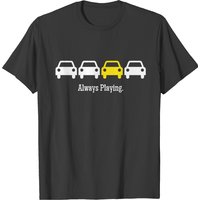 Cabin Pressure Always Playing Yellow Car T-shirt