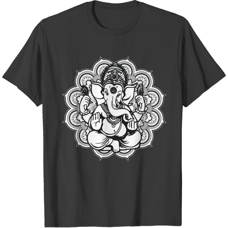 Ganesh Ganesha Elephant Mandala India Art Indian G T-shirt