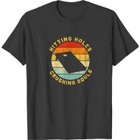 Cornhole Hitting Holes Souls Vintage Team Tourname T-shirt — T-shirts pour hommes