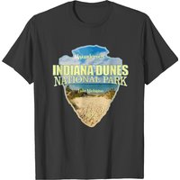 Indiana Dunes Np (arrowhead) T-shirt — T-shirts pour hommes