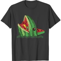 Kawaii Watermelon Shark Fin Family Summer Vacation T-shirt — Mens T Shirts