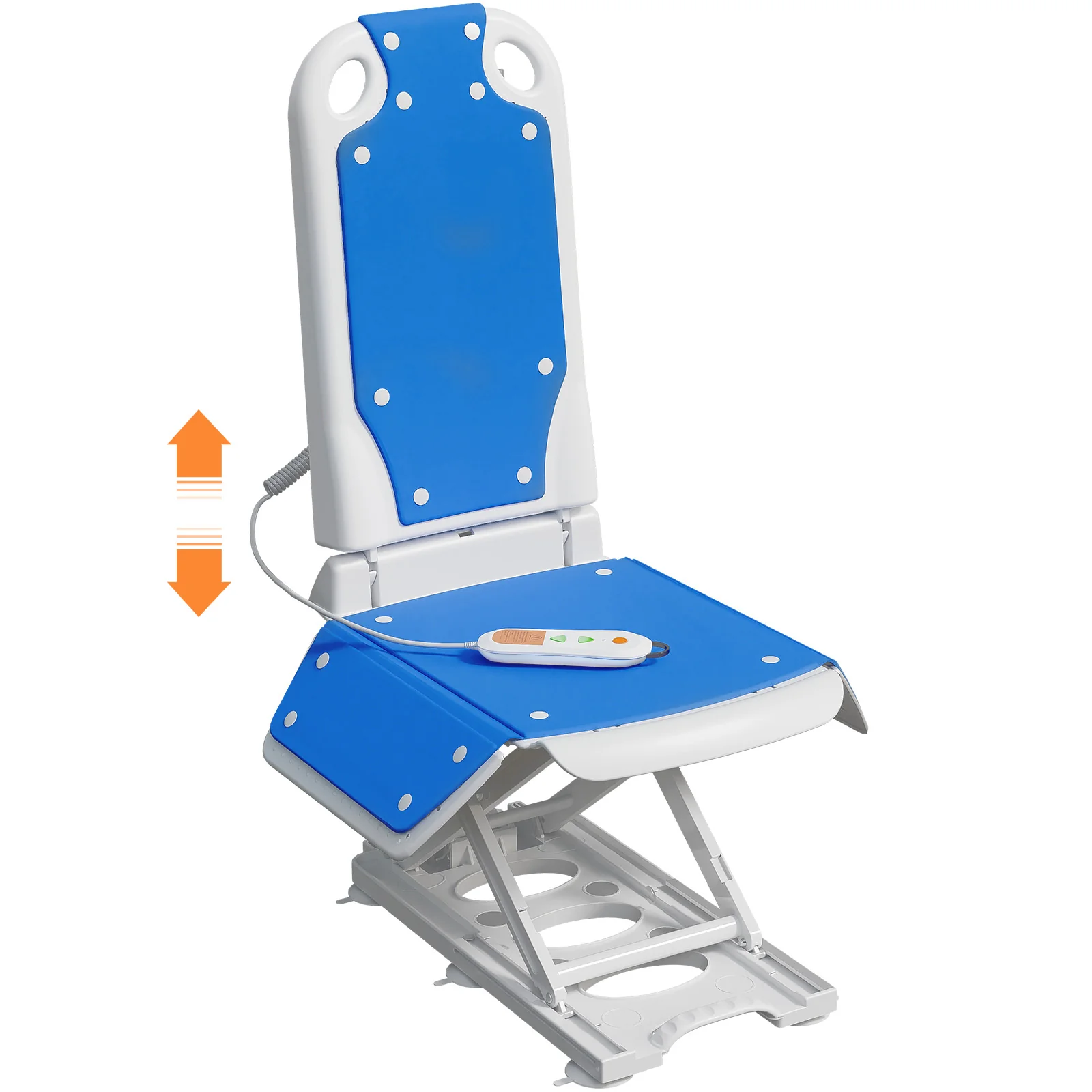 Used MAIDeSITe JC35M3 Electric Floor Chair Lift - Blue