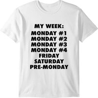 Everyday Is Monday T-shirt — T-shirts pour hommes