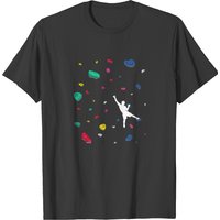 Climbing Boulder Wall Rock Climber Bouldering T-shirt