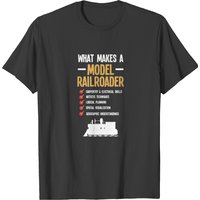 Funny Model Railroad Locomotive Train Lover Hobby T-shirt — Mens T Shirts
