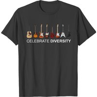 Celebrate Diversity Guitar Sa1125 T-shirt