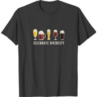 Beer Types Celebrate Diversity T-shirt