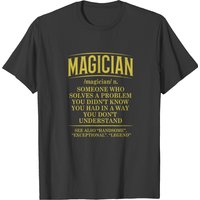 Funny Magician Definition Magic For Men T-shirt