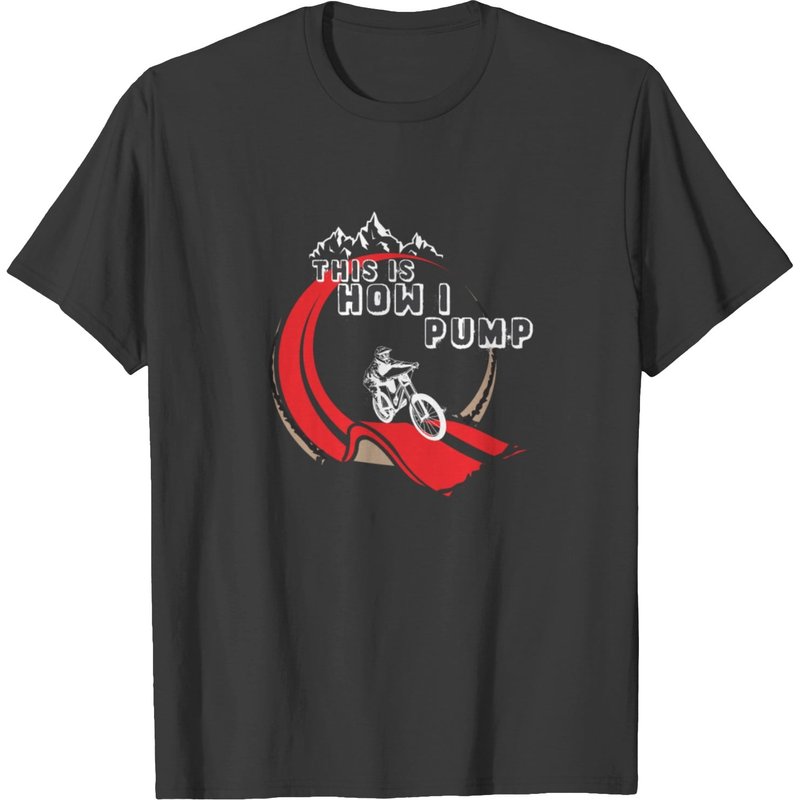 Pump Track How I Pump Mountainbike Bmx Loop T-shirt — T-shirts pour hommes
