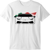 Lambo Huracan With Italian Flag T-shirt — T-shirts pour hommes