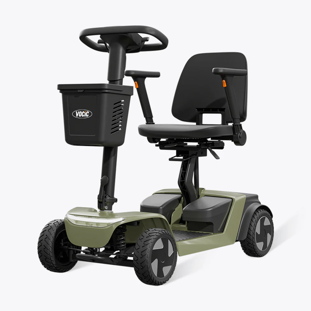 Trottinette de mobilité VOCIC D62 Ace-Turn vert — Aides a la mobilite