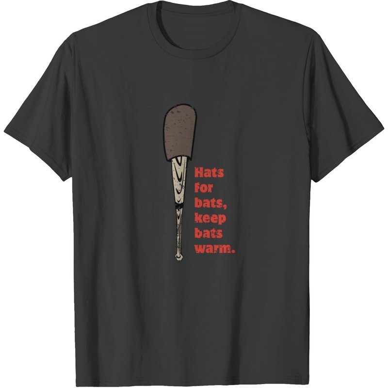 "hats For Bats, Keep Bats Warm" T-shirt — T-shirts pour hommes