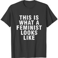 This Is What A Feminist Looks Like (white) T-shirt — Mens T Shirts