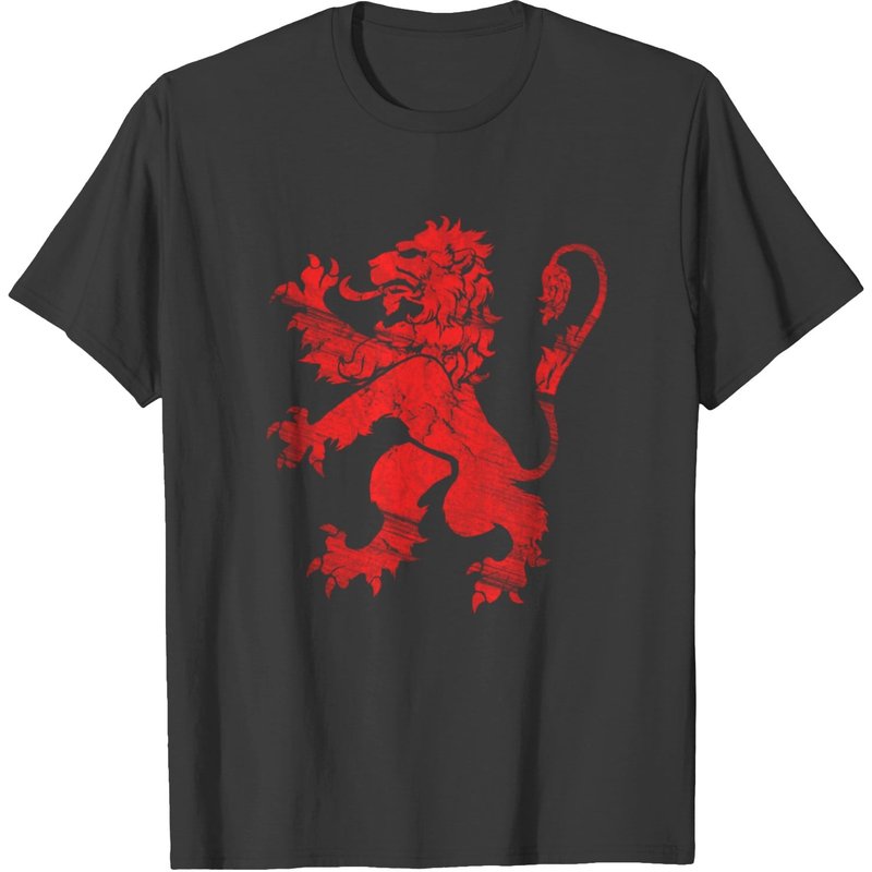 Red Lion Rampant T-shirt — Mens T Shirts