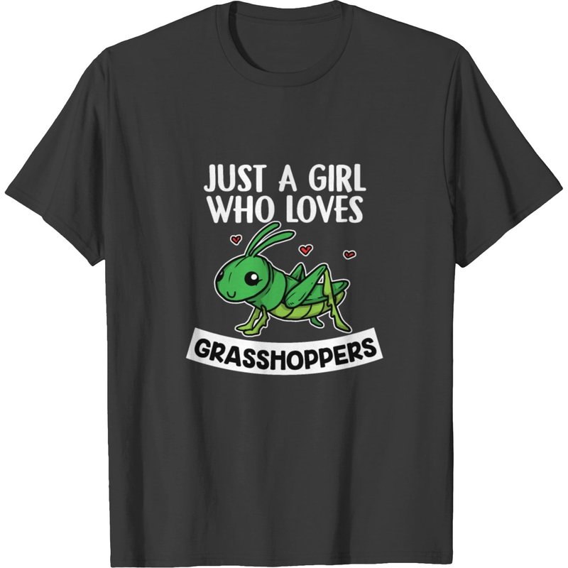 Just A Girl Who Loves Grasshoppers Cute Costume T-shirt