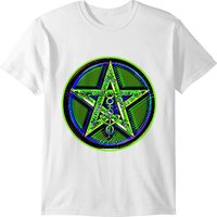 Pentagram Spiritual Healer T-shirt — Mens T Shirts