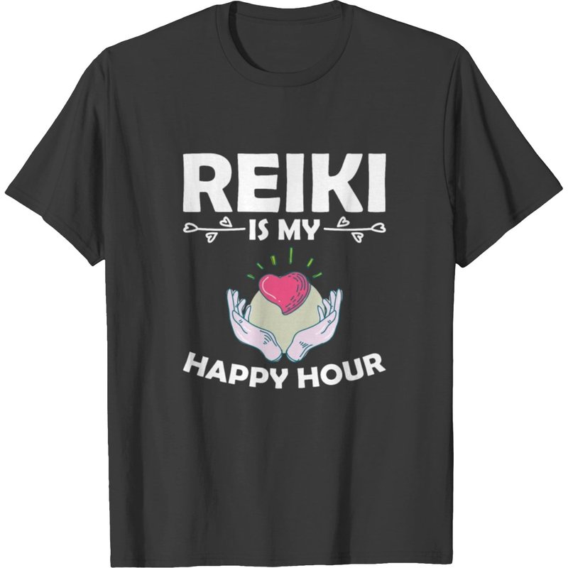 Reiki Is My Happy Hour Reiki Healing Energy T-shirt