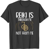 Reiki Is Through Me Not From Me | Reiki Gifts T-shirt — T-shirts pour hommes
