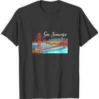 Tourist - Golden Gate Bridge - San Francisco T-shirt