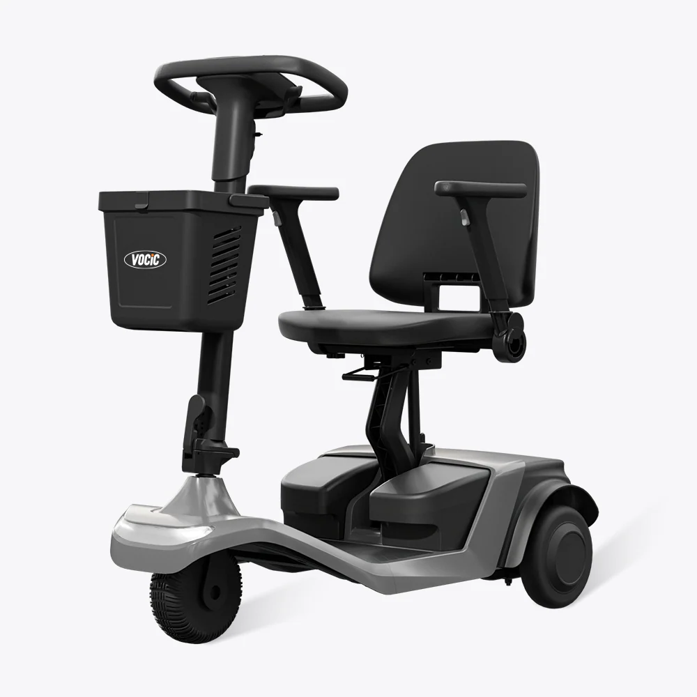 Vocic D32 3-Wheel Electric Mobility Scooter - Silver — Mobility Aids