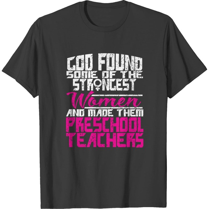 Woman Preschool Teacher Gift T-shirt — Mens T Shirts