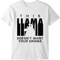 Llama Drama T-shirt — Mens T Shirts