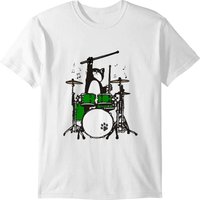 Funny Cat Playing Drums T-shirt