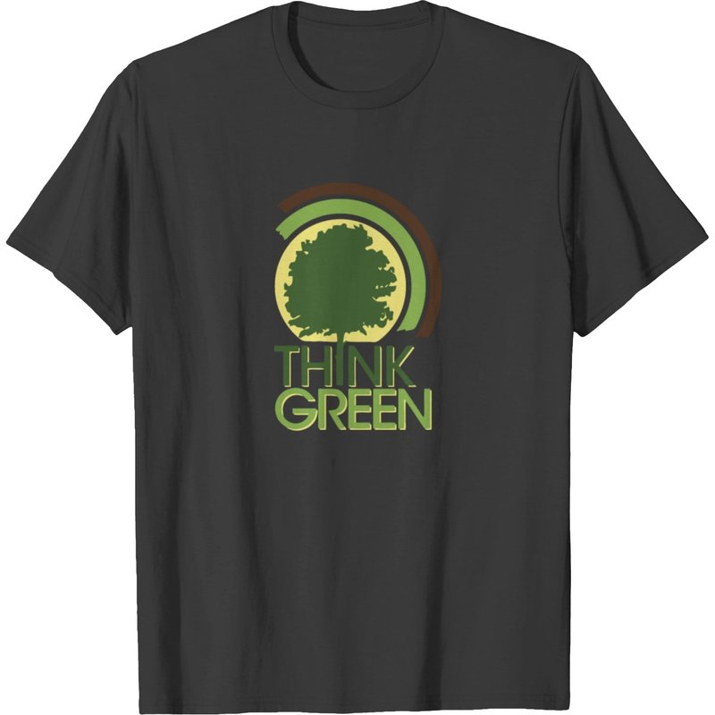 Think Green Funny Tshirt T-shirt — T-shirts pour hommes