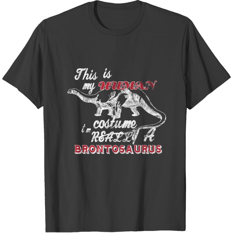 Brontosaurus Human Costume T-shirt — Mens T Shirts