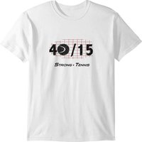 Strong Tennis 40 15 T-shirt — Mens T Shirts