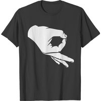 Finger Hole Game Clean Looked Gift T-shirt