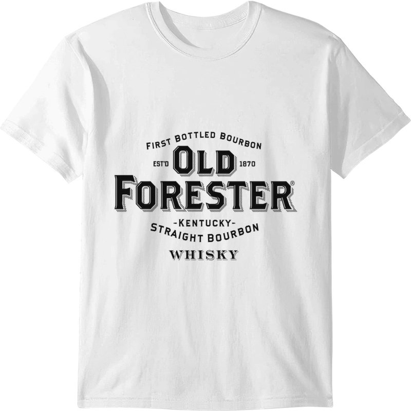Old Forester-first Bottled Bourbon-logo T-shirt — Mens T Shirts